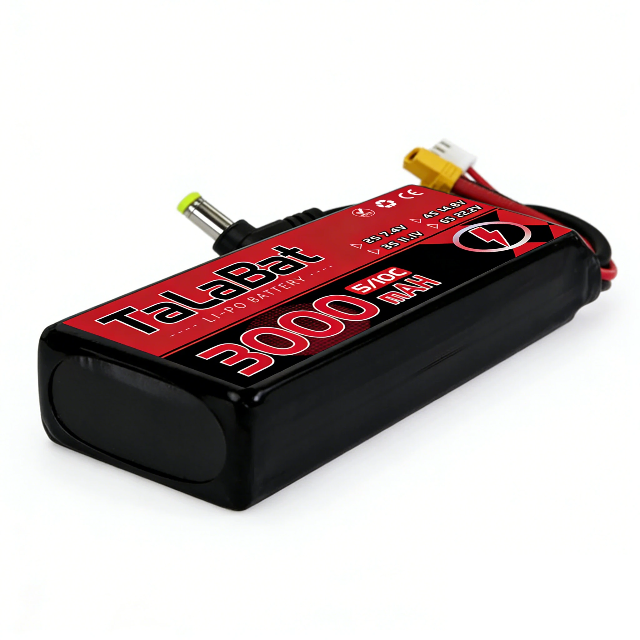 1 pz originale 3000MAH 2S 5C 7.4V Lipo indicatore di alimentazione della batteria per Fatshark occhiali Dominator Skyzone Aomway FPV occhiali RC