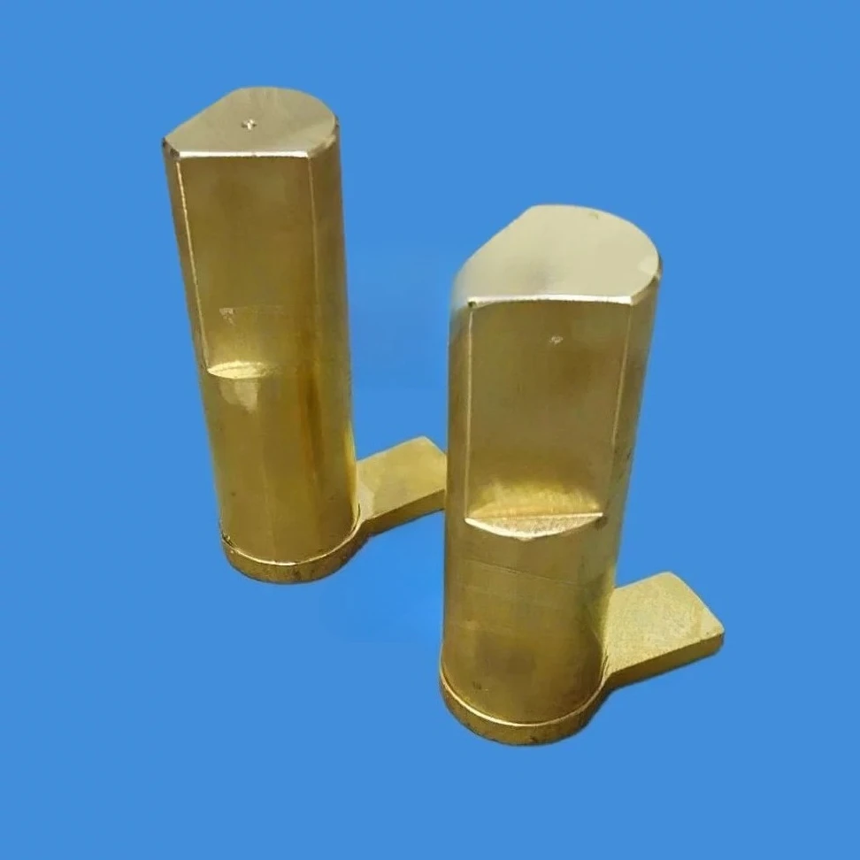 Automatic Wire Copper V Seat Copper Head Roller Cathode Conductive Head Factory Direct Sales Can Be Customized Red Copper Brass