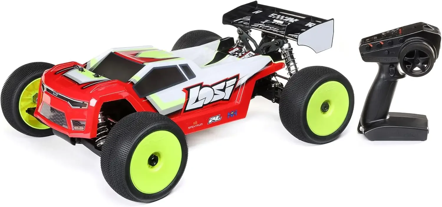 Losi 1/8 8IGHT-XTE 4S 4X4 RTR 브러시리스 레이스 트러기 클리어 LOS04020