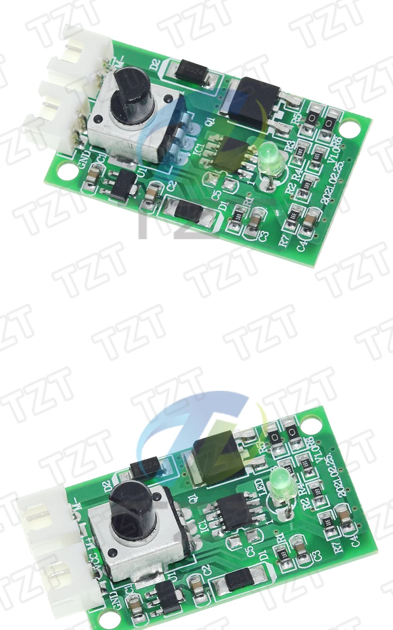 DC 7V~12V 10A PWM DC-Motor-Drehzahlregelungsmodul Hochleistungs-PWM-Drehzahlregler PCB Elektronikplatine Externe Stromversorgung – Detail 5