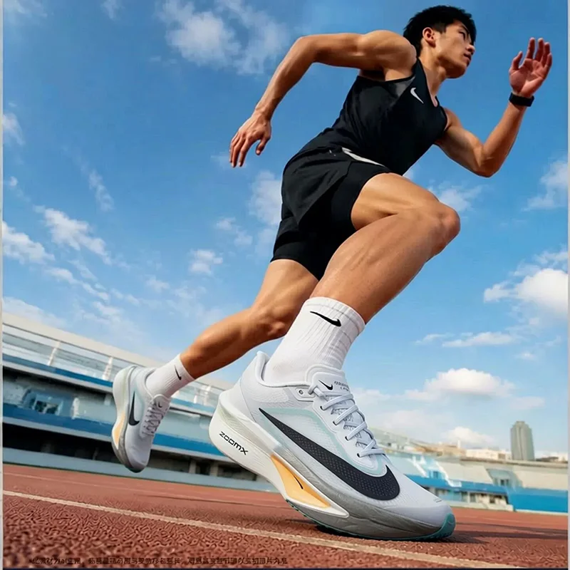 Nike Authentic Men's Running Shoes - Autumn Cushioning and Breathable ZOOM FLY 6 Fitness Training Sports Shoes FN8454-006