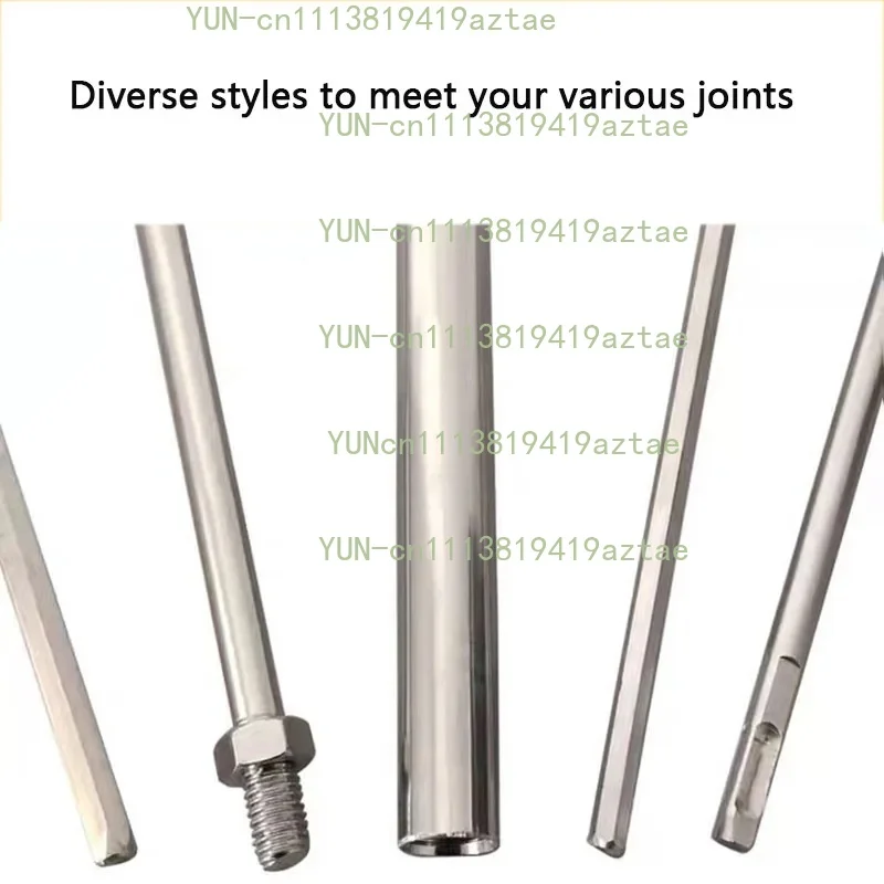 Stainless Steel Mixer Stir Bar Paint/concrete Mixer Paddle Axle Hexagon Drill/square Hammer Multiple Style Selection