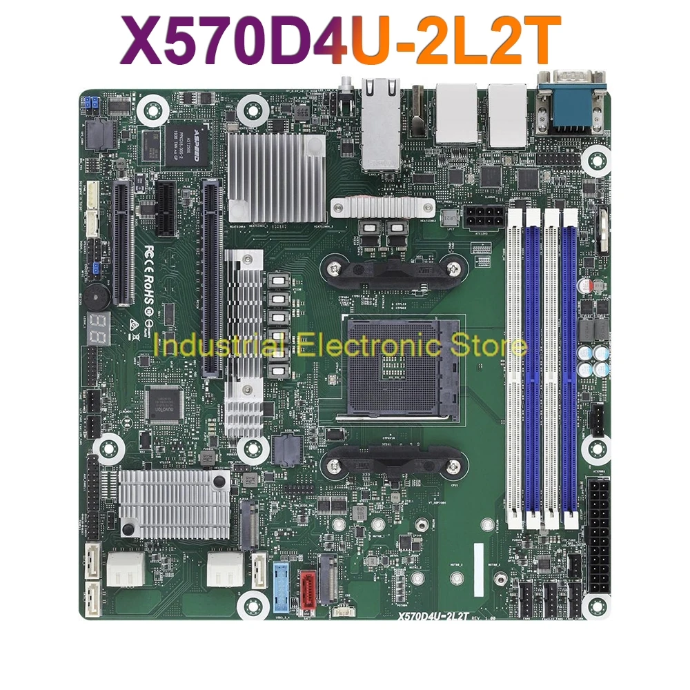 

For ASRock Server Motherboard AM4 DDR4 M-ATX X570D4U-2L2T