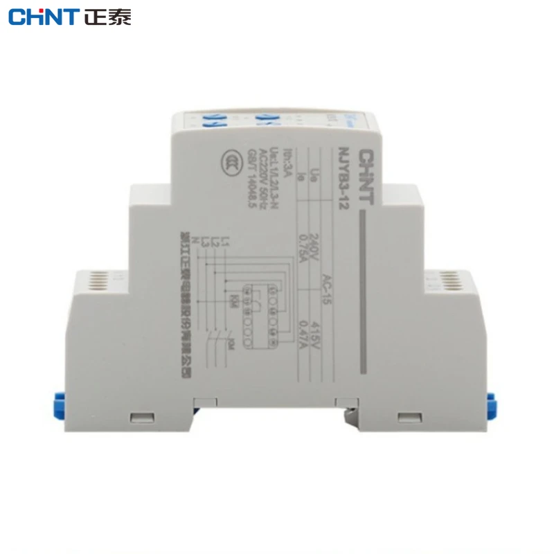 CHINT التتابع NJYB3-5 8 1112 أربعة أسلاك التتابع التيار المتناوب 220 فولت المرحلة تسلسل المرحلة فشل الجهد الزائد الجهد المنخفض حماية 380 فولت التبديل