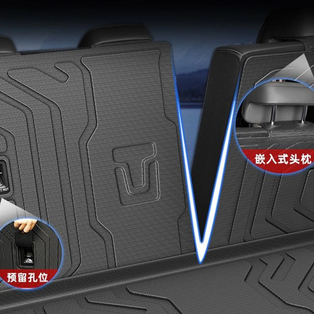 

Для Great Wall Tank 300 Коврик в багажник TPE Special 2024 Tank 300 Модифицированное внутреннее украшение Коврик в багажник Подушка на спинку Аксессуары