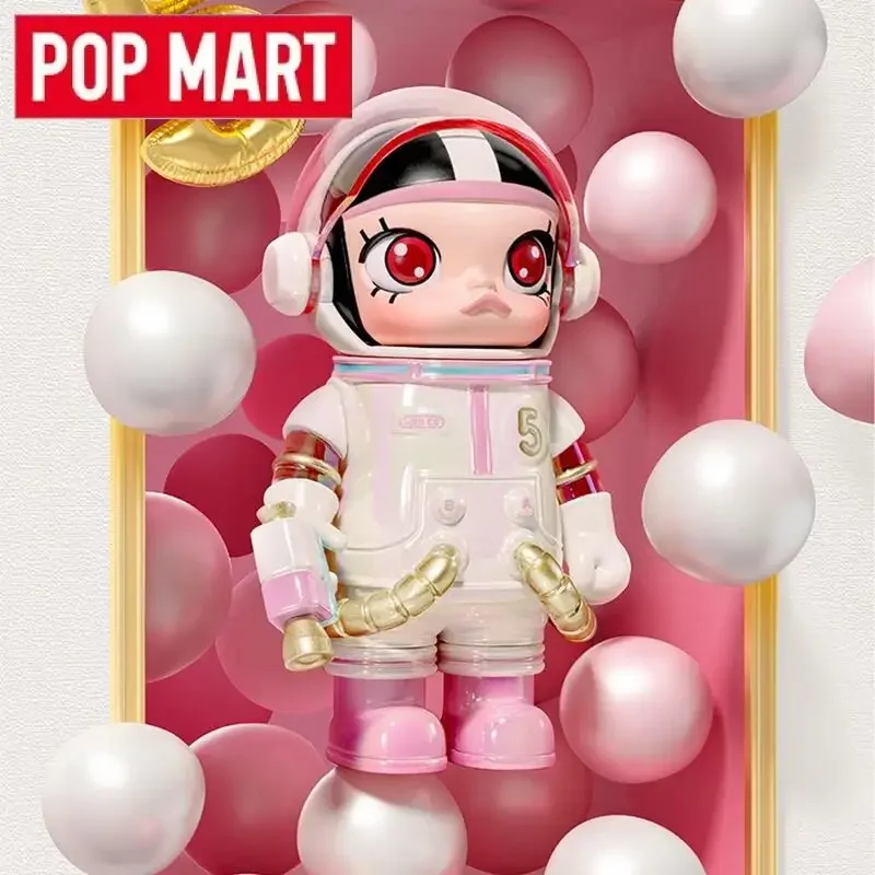 POP MART Mega Space Molly 100% Series 4 Trendy Blind Box Toys Dolls Guess Bag Mystery Box Anime Action Figure Desktop Decoration