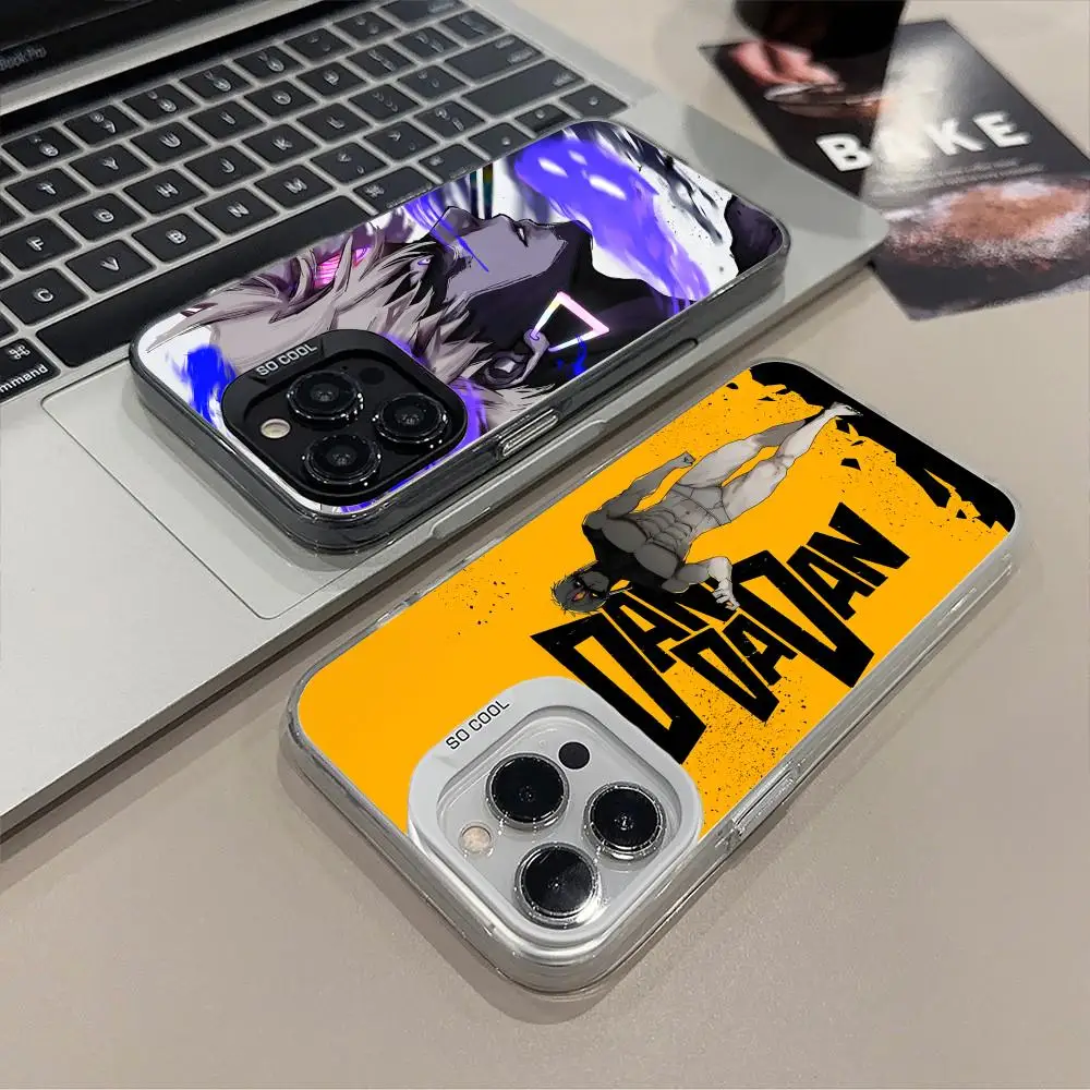 

Dandadan Jiji Mobile Cell Phone Case for iPhone 17 16 15 14 13 12 11 X XR XS 8 7 Pro Max Plus Translucent Colour Protective