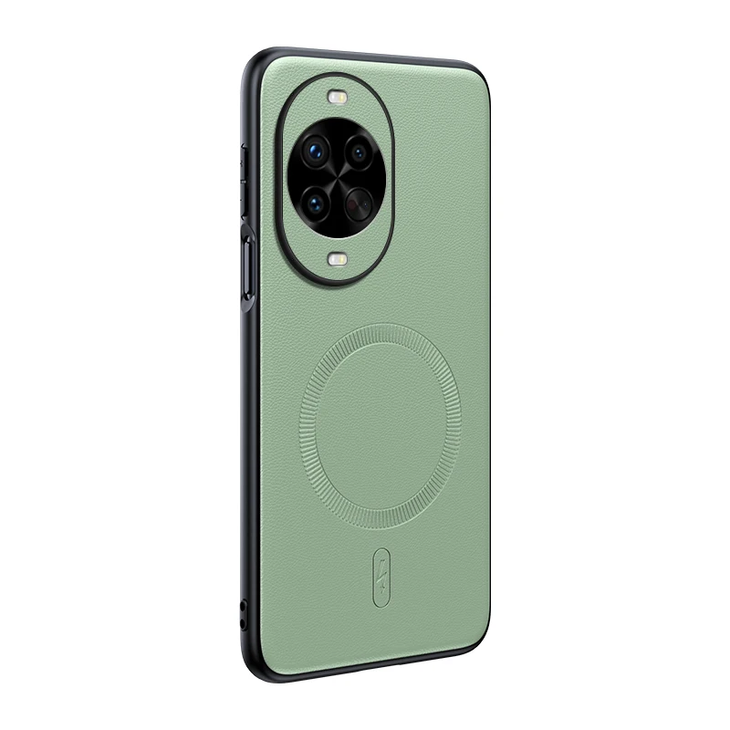 Für Huawei Nova 14 Pro: Magnetische Schutzhülle aus Leder für Huawei Nova 14 Pro, hochwertige, rutschfeste PC+TPU-Hülle mit Anti-Fingerabdruck-Beschichtung. – Detail 3