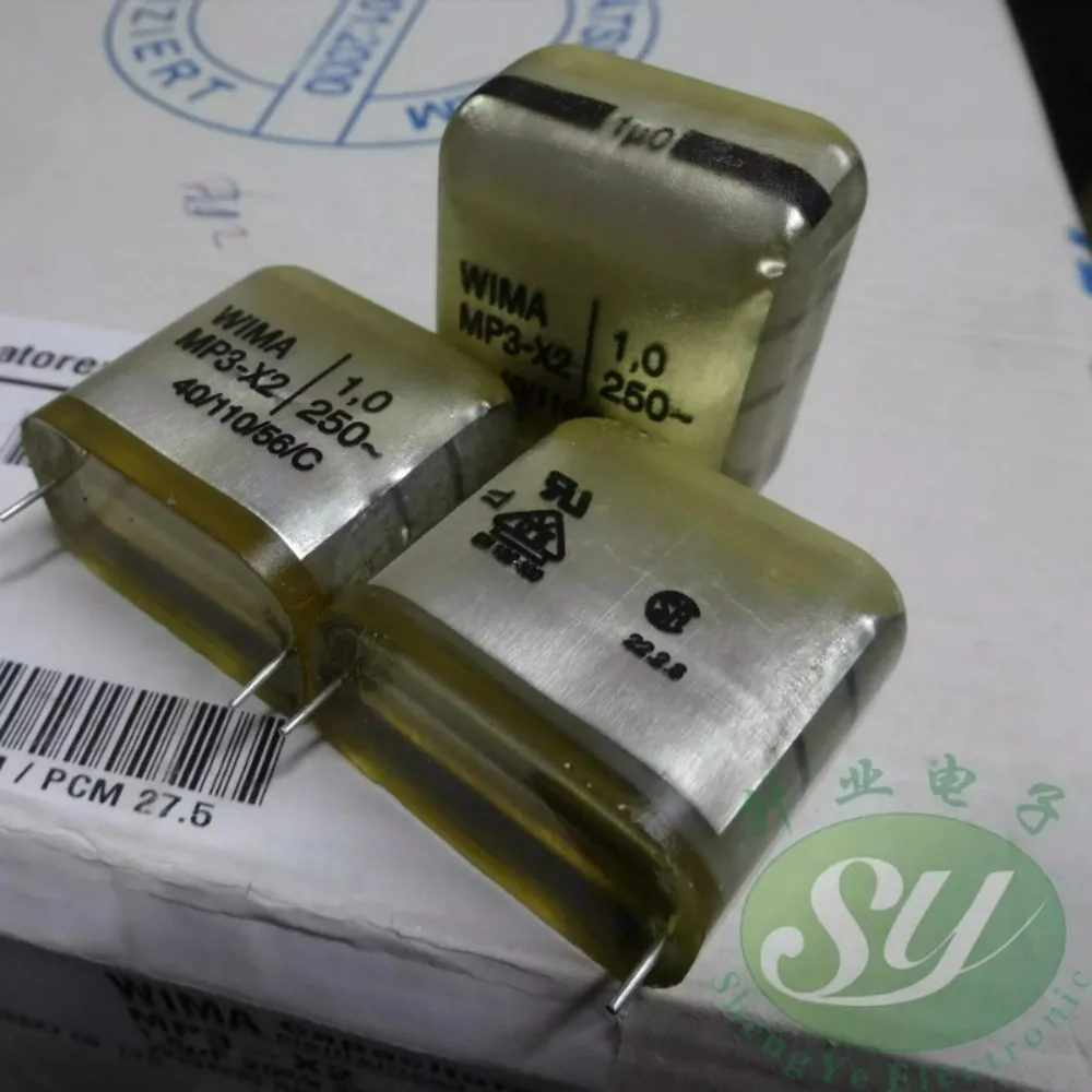 

MP3-X2 1.0uF 250VAC 1uf 1u0 105 M Brand New 27.5mm Film Capacitors BSWM2005035