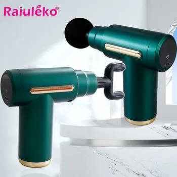 Fascia gun Muscle massage gun Deep tissue Leg Massgaer Professional 4 heads Hand back Arm Sport Fitness Relax Instrument
