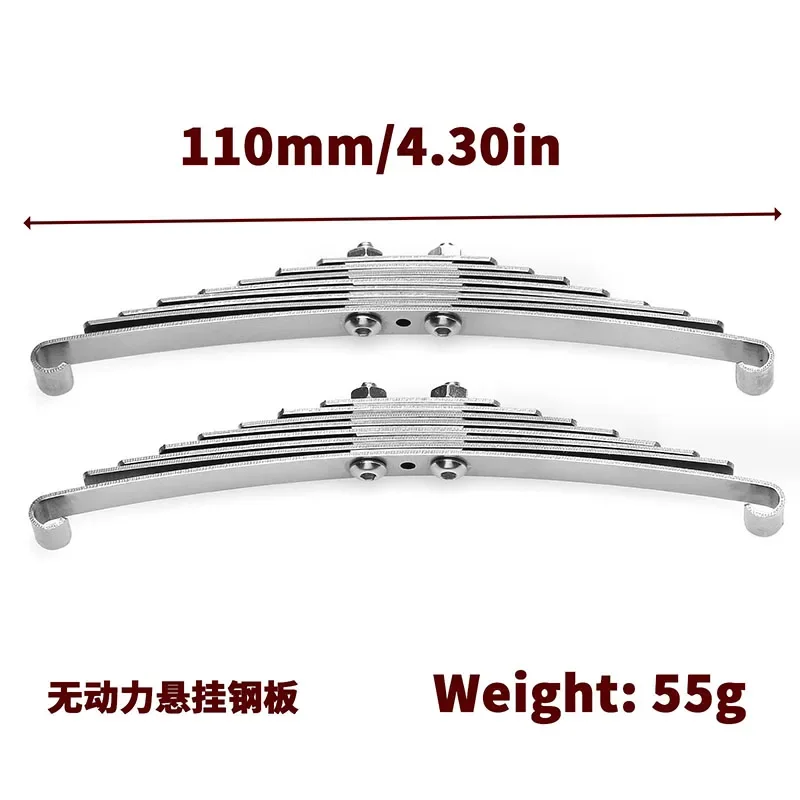 RC Truck LESU Metal Frame Side Suspension M2 Leaf Spring Plate Spring for 1/14 Tamiya SCANIA 770S VOLVO FH16XL MAN TGX Car