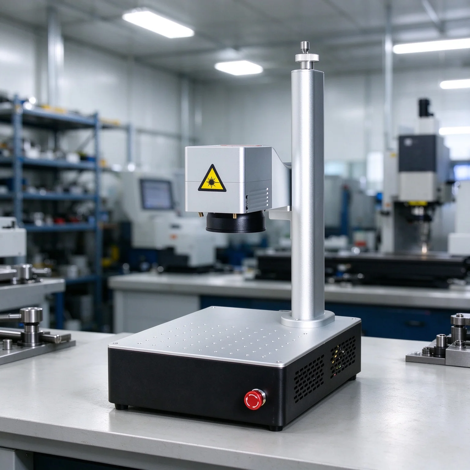 Industrial Fiber Laser Marking Machine 20W/30W Portable Engraver for Metal Jewelry Leather High Precision Engraving And Marking