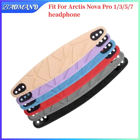 BAOMAND Universal Full Closure Headphone Headband For Arctis Nova Pro 1/3/5/7 Headpad Zipper Cushion protection Head beam cover
