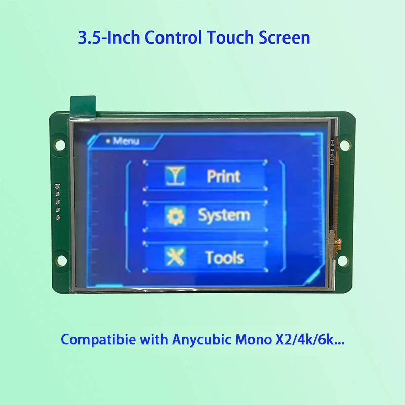 3D Printing Screen Control Touch Screen 3.5-Inch Mono X 4K/6K Resistive Pressure for Anycubic Photon Operation Touch Disp