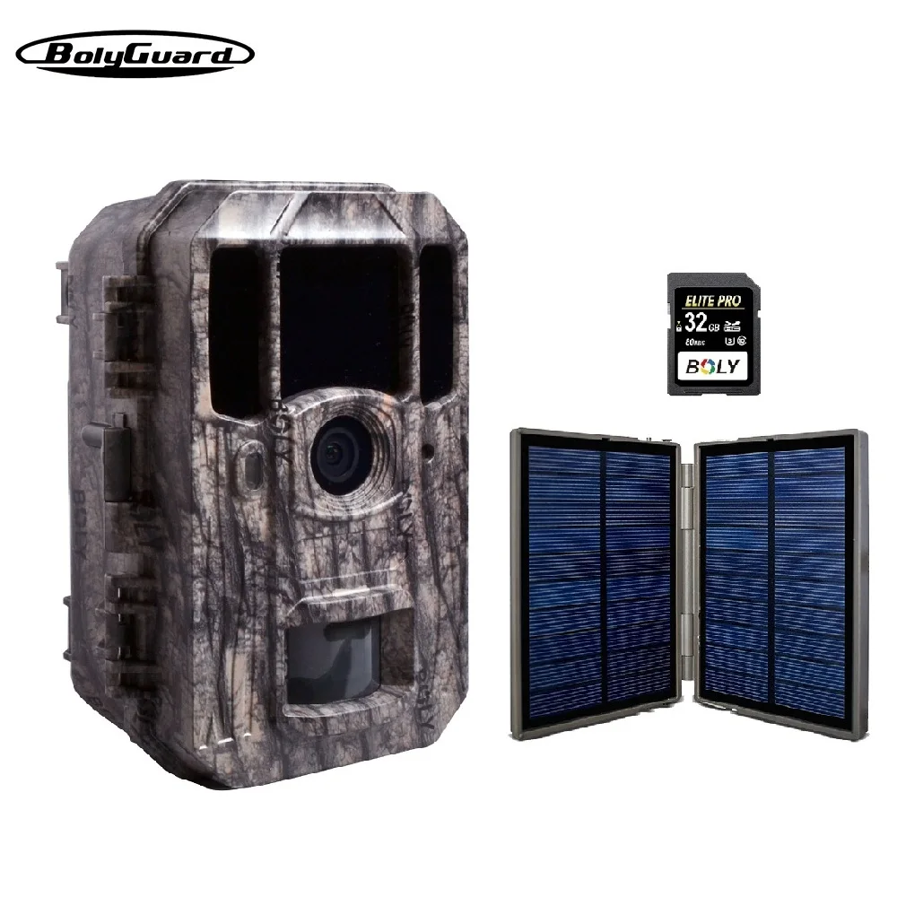 

BolyGuard BG662-K36W Trail Camera 940nm Invisible 110 Wide Angle Night Vision Wild Hunting Camera Support Solar
