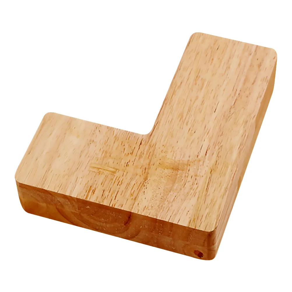 

L-Shaped Saving Creative Wooden Coin For Kids Desktop Adornment Home Decor Wood Piggy Wooden Saving Bank Bank Organiser