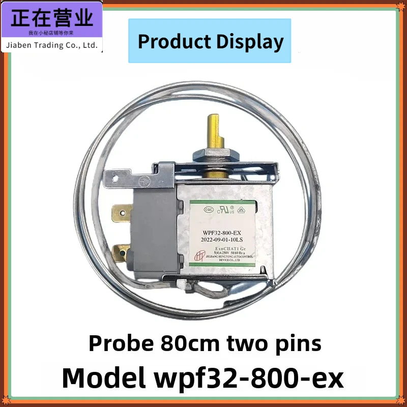 WPF32‑800-EX Freezer Thermostat Temperature Switch, Replacement Spare Parts for Display Cabinet Freezer