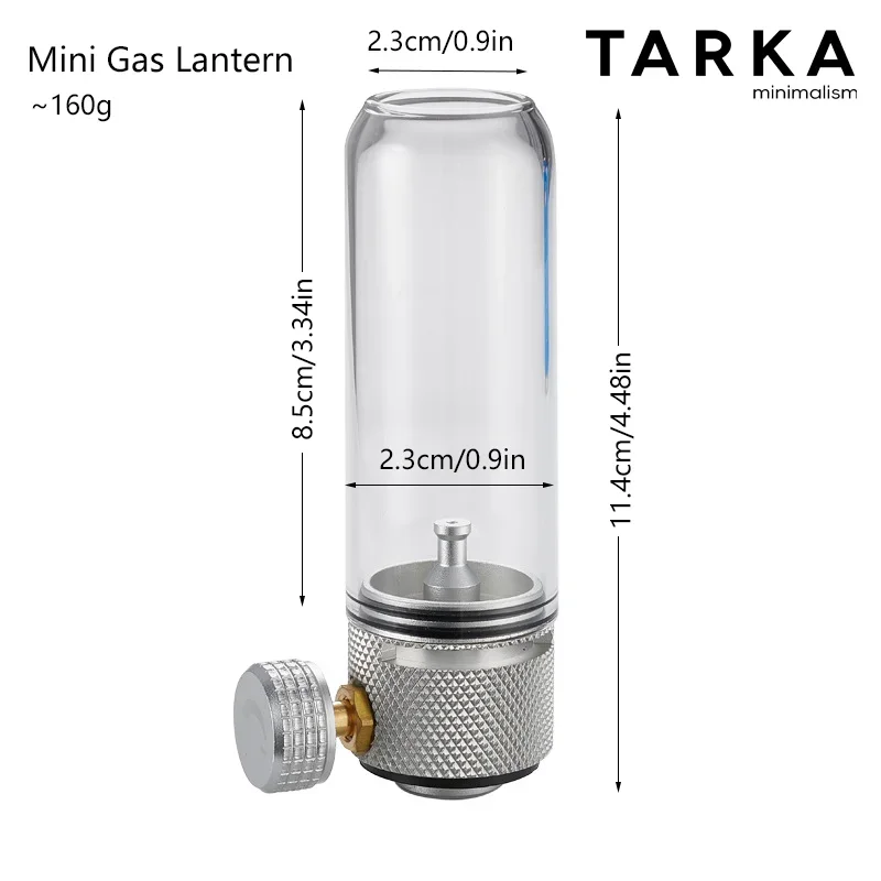 Candlestick-Style Metal Gas Lantern Coreless Vapor Lamp for Ambient Camping Tent Lighting Canopy Outdoor Portable Light view 6