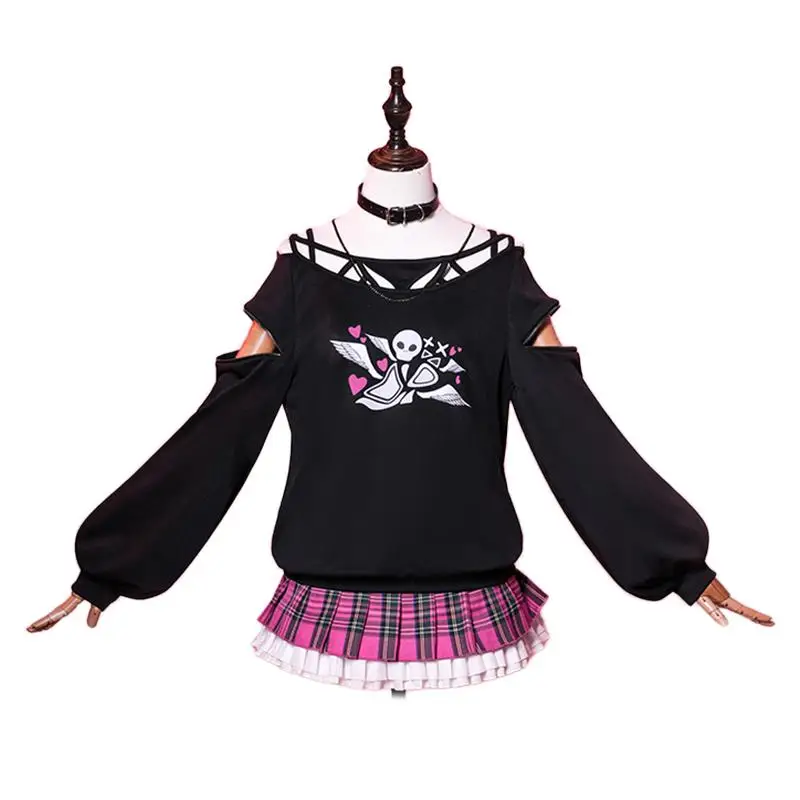 Mooyiyi cos Rin تأثيري حلي لجميع القديسين عيد الميلاد لعب الأدوار حفلة المعرض الهزلي لعبة PJSK حجم XS-XXL حديثا