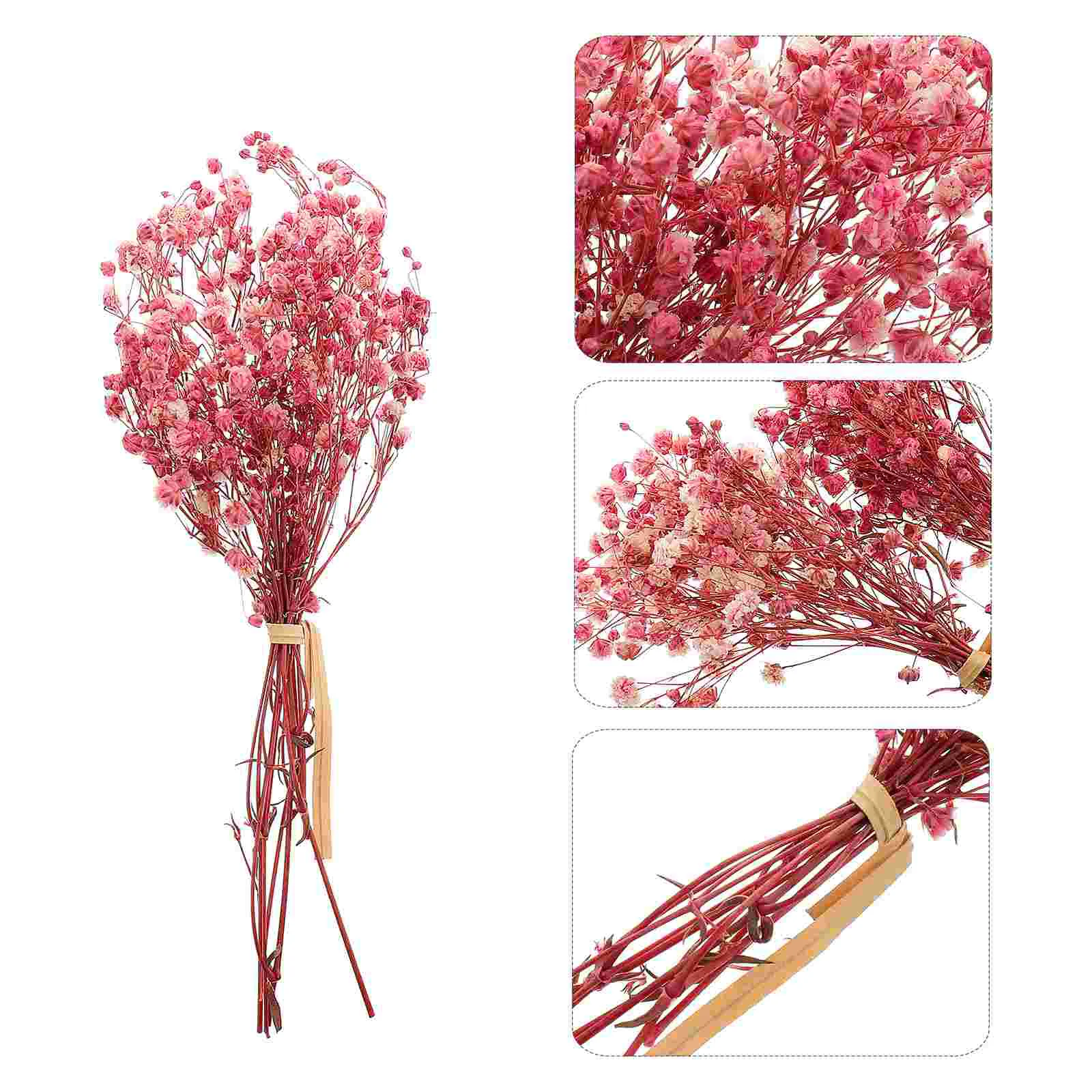 3 Bunches Desk Topper Plumes Flowers Hand Decor Pampas Wedding Decor Dry Flowers Vase Branch Dried Flower Bouquet