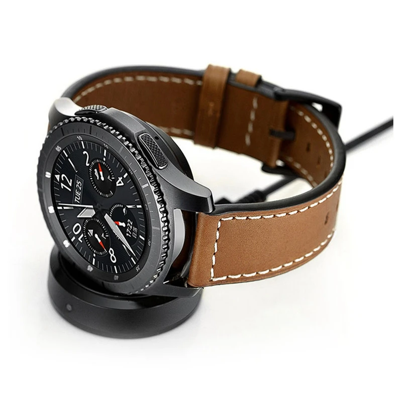 شاحن لاسلكي سريع لساعة Samsung Gear S3 Frontier S2 لساعة Samsung Galaxy Watch