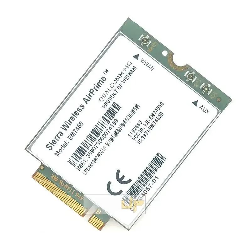 1 Set SCHEDA 4G 300Mbps WWAN Wireless EM7455 1103582 FDD/TDD LTE Cat6 NGFF M.2 MODULO 4G Per Laptop E Router 4G