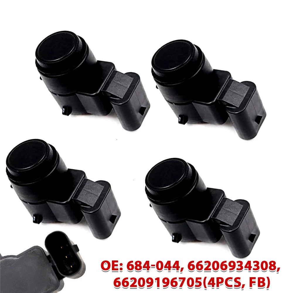 Czujnik parkowania PDC tył/przód do BMW E81 E82 E87 E88 E90 E91 E92 E93, OE: 684-044, 66206934308, 66209196705 (4 sztuki, FB)