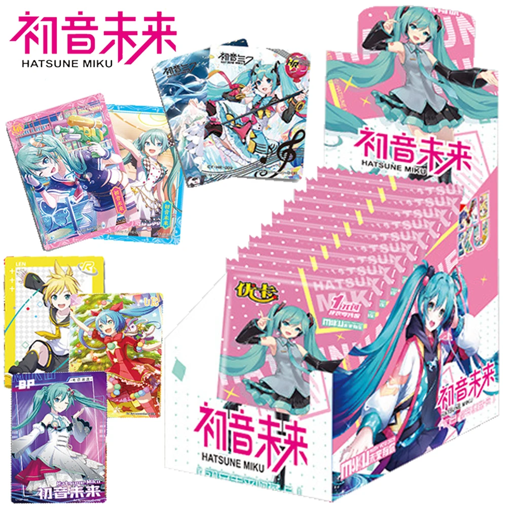 

Wholesale Hatsune Miku Card For Children Japanese Popular Anime Idol Cute Singer Limited Game Collection Card Christmas Gifts