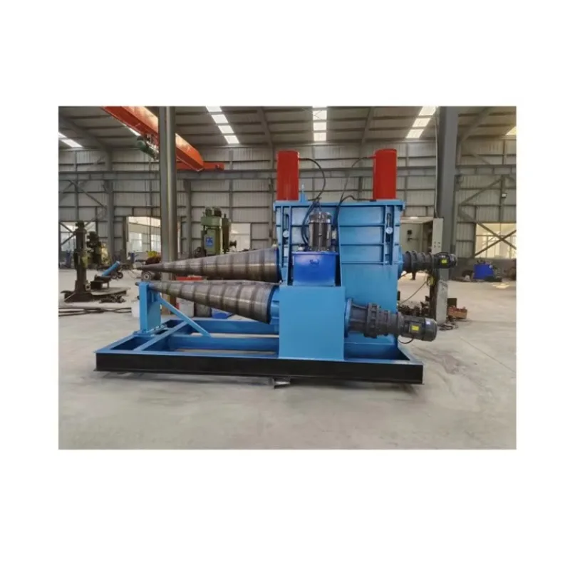 Hot Sale Cone Rolling Machine Sheet Metal 5mm Steel Plate Bending Roller Cone Hydraulic Rolling Machine Electric Motor 4mm