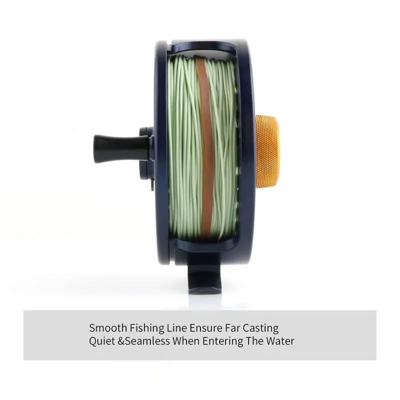 FJORD Crappie Fly Fishing Reel Fly Wheel CNC Machined High Quality Double Entangled Line Equipped With Two Different Line Number