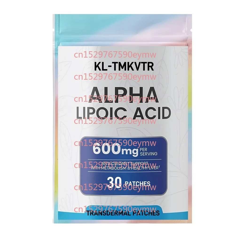 30 Patches Alpha Lipoic Acid Transdermal Patches for Energy Cellular Health, Immune Support, Skin Health, Healthy Aging