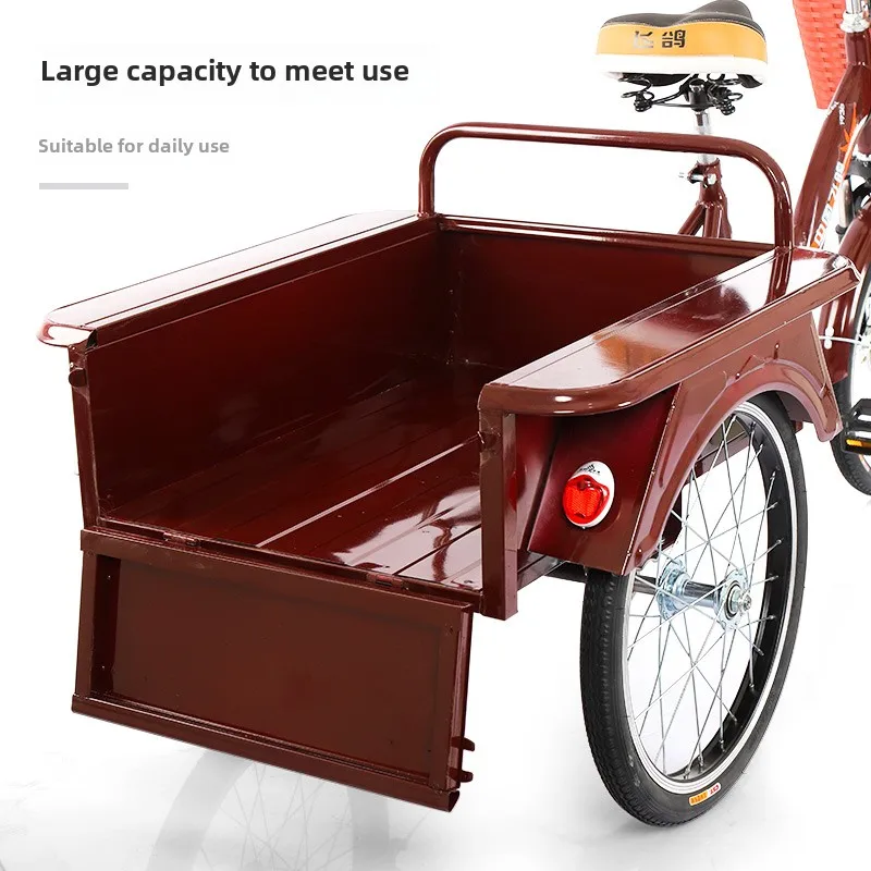 Elderly tricycle human pedal scooter elderly pedal bicycle recreational vehicle adult tricycle