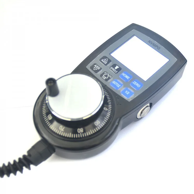 NVMPG-3D CNC Manual Pulse Generator MPG Coordinates Display Handwheel RJ45 Port with USB MACH3 Interface Board
