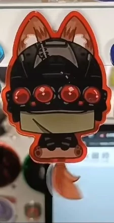 Call of Duty Keegang konig Ghost Wagging Tail акриловый брелок для рюкзака кулон подарок