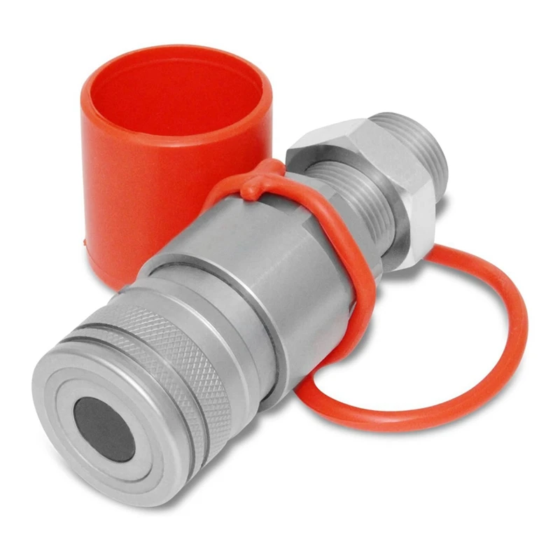 BAAG-CAT 193-8335 Женская гидравлическая быстроразъемная муфта с плоской поверхностью — высокая производительность, 5076 фунтов на квадратный дюйм, 23,78 галлонов в минуту