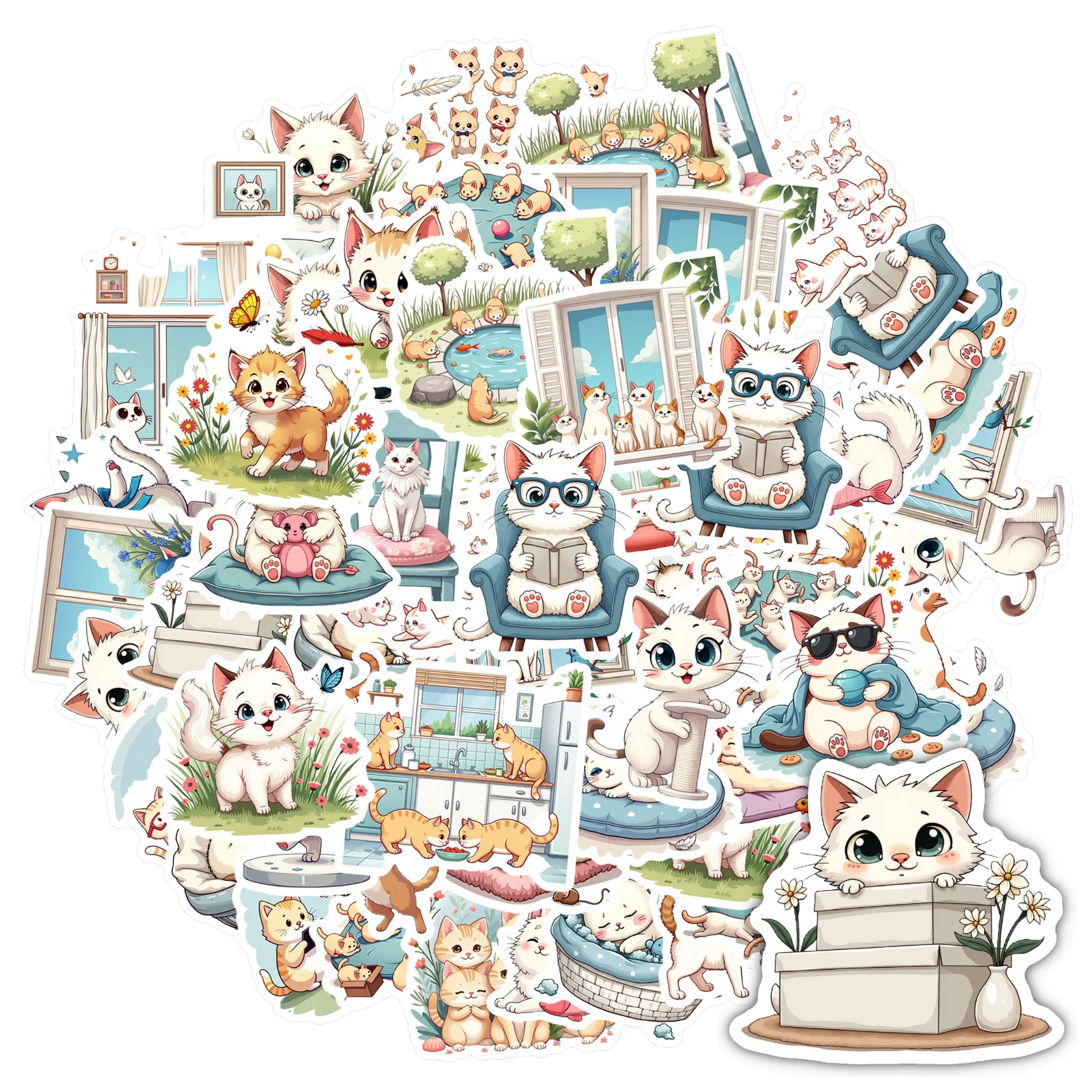 

35 шт.-70 шт. химерные наклейки, милые наклейки «сделай сам», наклейки для телефона «сделай сам», гитары, ноутбука, чемодана, чашки, гитары