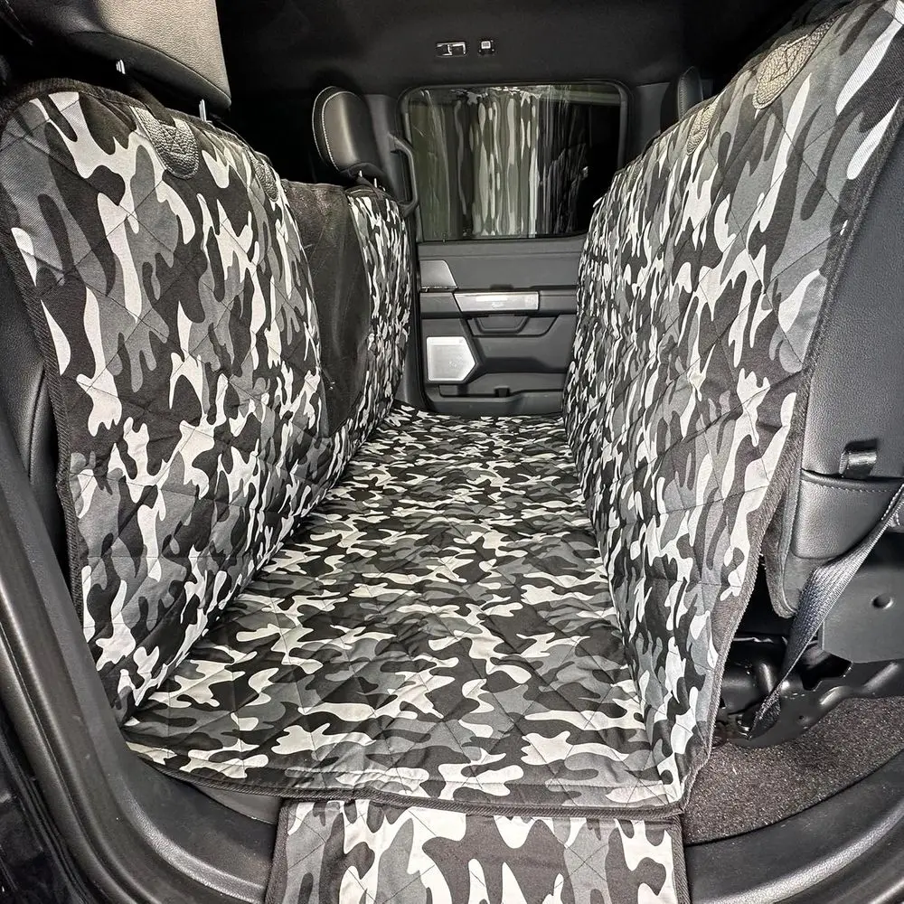 

Напольный гамак для собак для грузовиков и кабины со складными сиденьями — чехол для собак на заднем сиденье — совместим с Ford F-150, Ram, GMC,