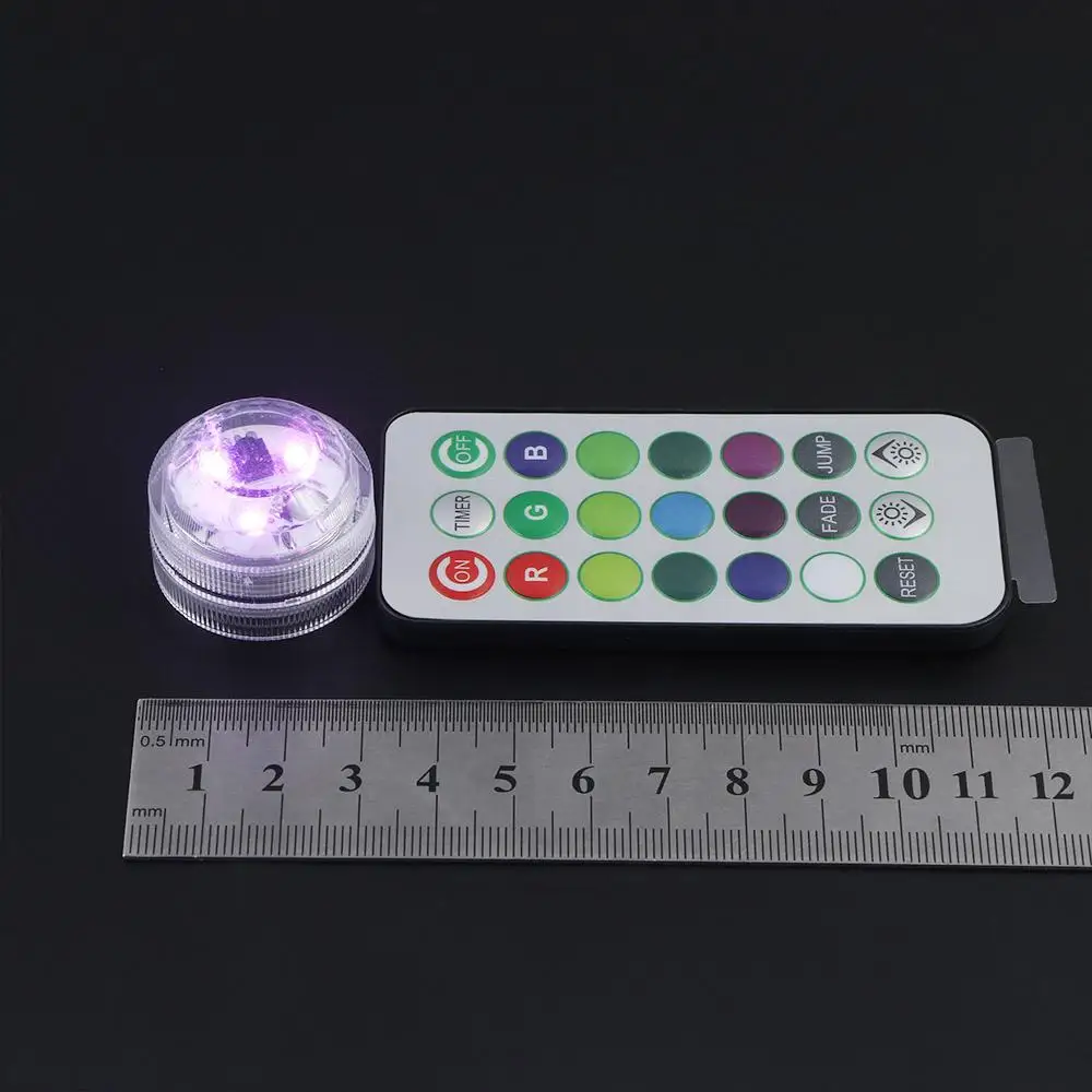 Pond RGB Swimming Pool Hot Tub Aquarium Tea Light Party Decoration Pool Light Night Lamp Submersible LED Lights