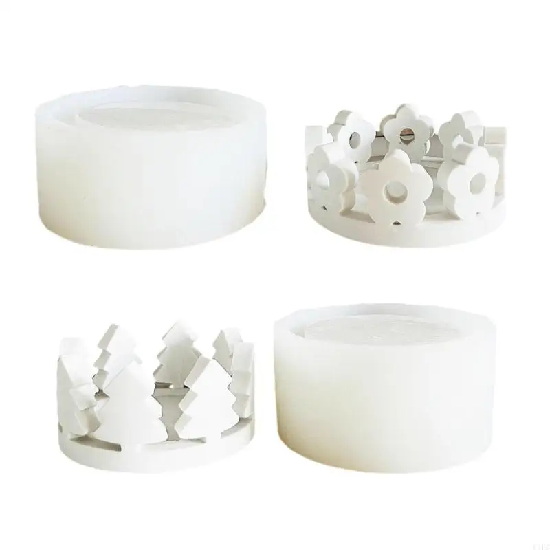 Home Enthusiasts' Option Silicone Mold Versatile Silicone Tealight Base Mold for Home Enthusiasts and Craftsmen