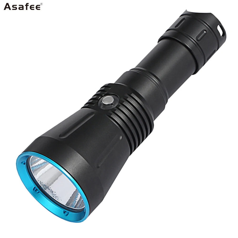 

Asafee Yellow Light Diving LED Flashlight Scuba Lamp Deep Underwater Canister Torch Lantern Waterproof Immersion Amutorch