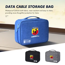 Car Multifunctional Bi-fold Storage Bag Double Zipper Large For Abarth UNO Astra Bravo Panda Linea Freemont Strada Doblo