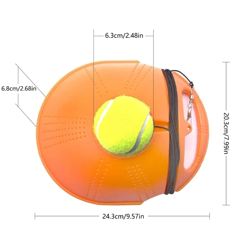 Набор тренажеров для тренировок по теннису с отбойником и струнами для соло. Тренажер для тенниса.