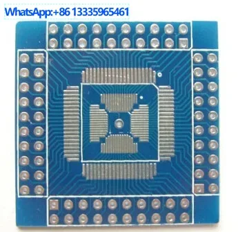 

QFN/QFP/TQFP/LQFP 16-80 pin adapter DIP double-sided, adapter board, manufacturer, professional