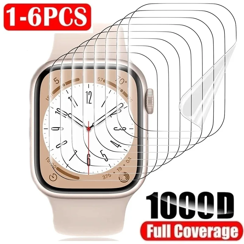 

for Apple Watch 9 8 7 45MM 41MM Watch SE 6 5 4 44MM 40MM for Apple Watch Ultra 2 49MM Screen Protector Hydrogel Film Foil