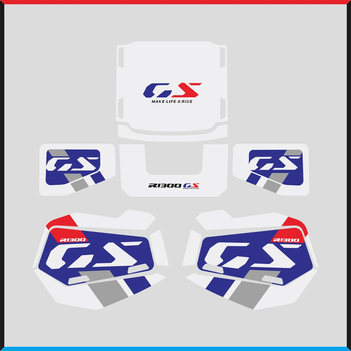 

R1300GS Accessories Motorcycle Suitcase Stickers Protective Decal For BMW R 1300 GS GS 1300 2024-2023