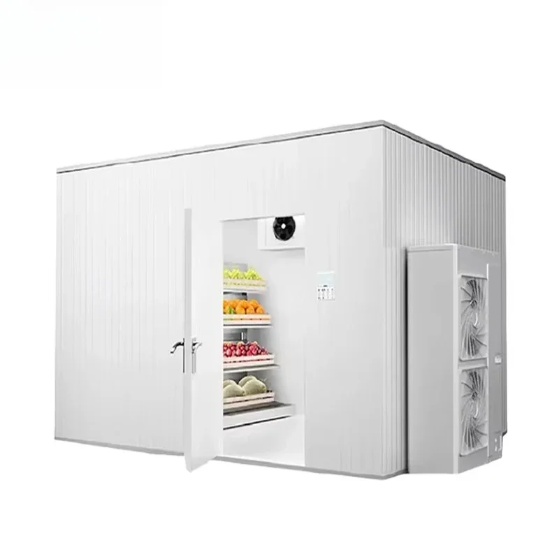 Customized Walk In Cold Room Efficient Cooling Storage Equipment For Meat Fish Frozen Food Preservation