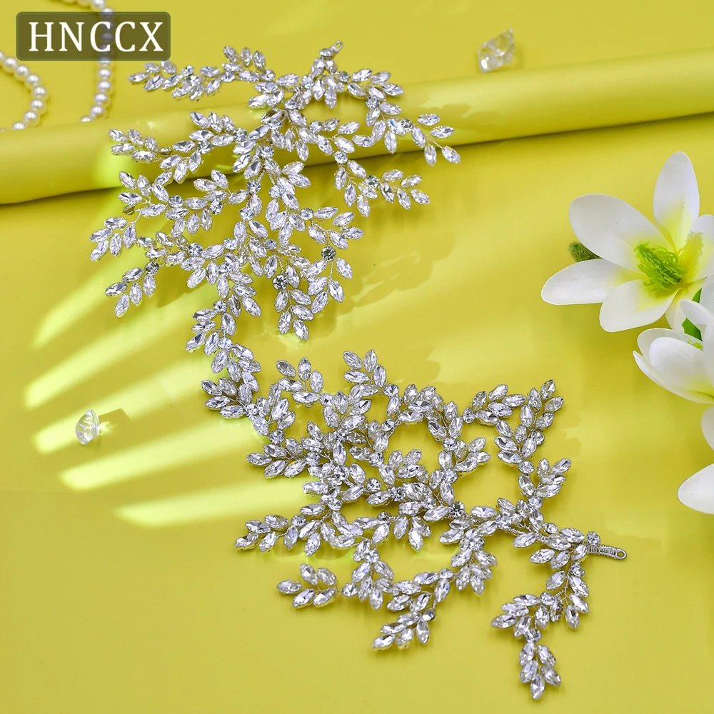 อุปกรณ์เสริมผมงานแต่งงานสุดหรู YouLaPan ประดับกลิตเตอร์และคริสตัล ที่คาดผมแฟชั่นสุดประณีต สำหรับเจ้าสาวและเพื่อนเจ้าสาว รุ่น HP500