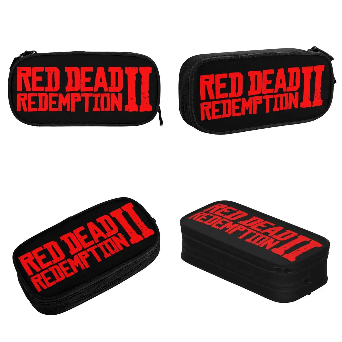 Lovely Red Dead Redemptions 2 Pencil Case Pencilcases Pen Holder for Girl Boy Large Storage Bags Office Gift Stationery