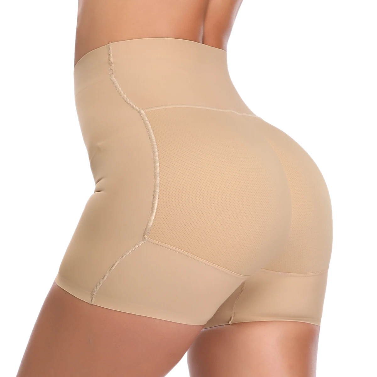 Hip Enhancer Panties for Women High Waisted Butt Lifter Padded Panty Thigh Slimming Shapewear Tummy Control Body Shaper Shorts