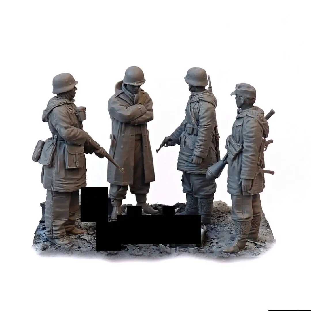 1/35 Resin Model Figure GK，German soldier ,   Unassembled and unpainted kit